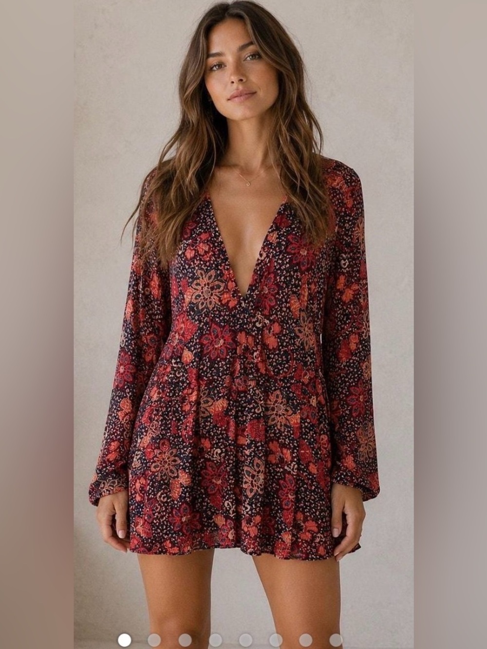 Free people teegan mini dress